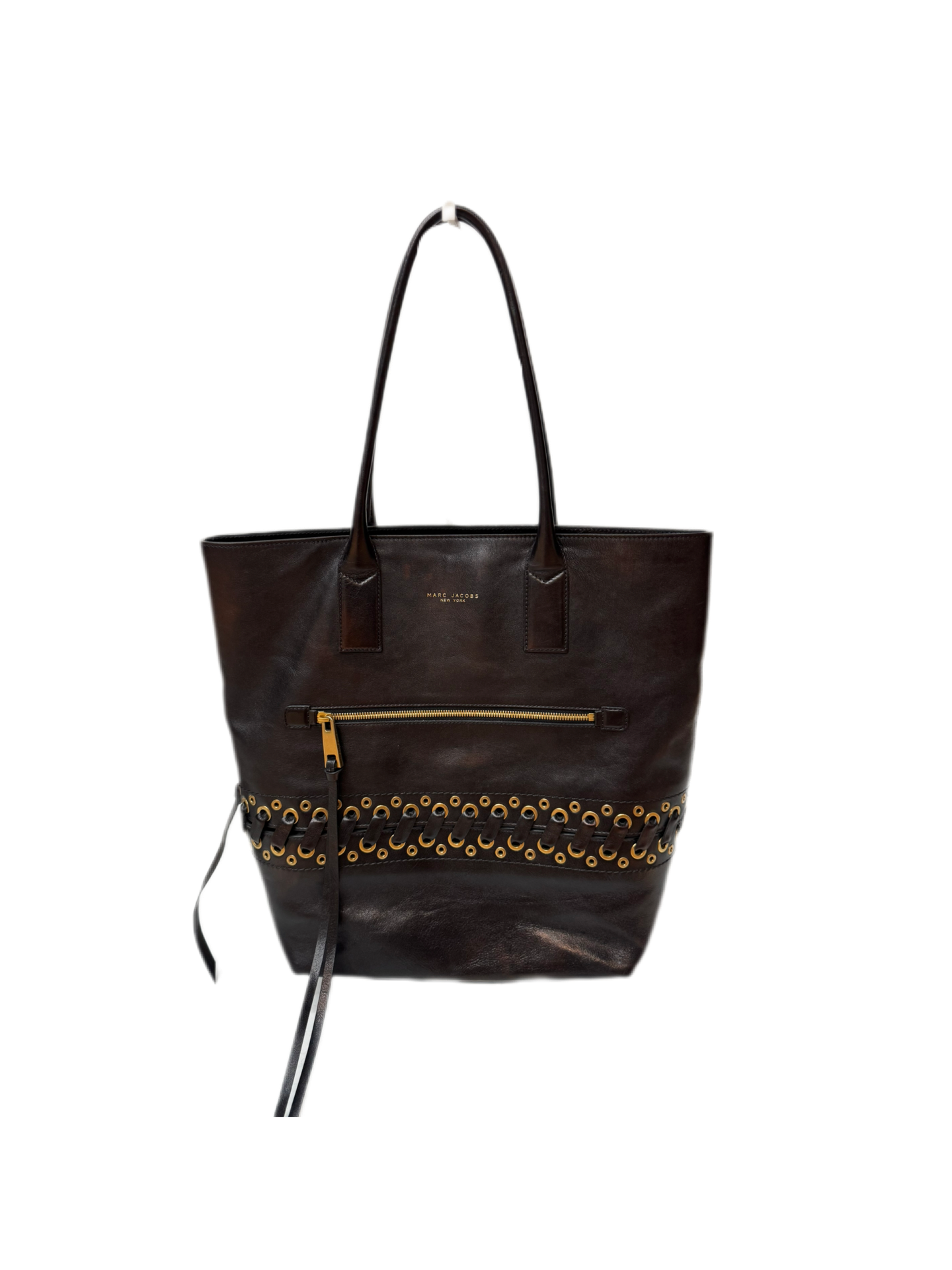 whrk【MARC JACOBS】CLASSIC BAG 2979T Classic q leather handbag Marc by Marc Jacobs Brown in Leather